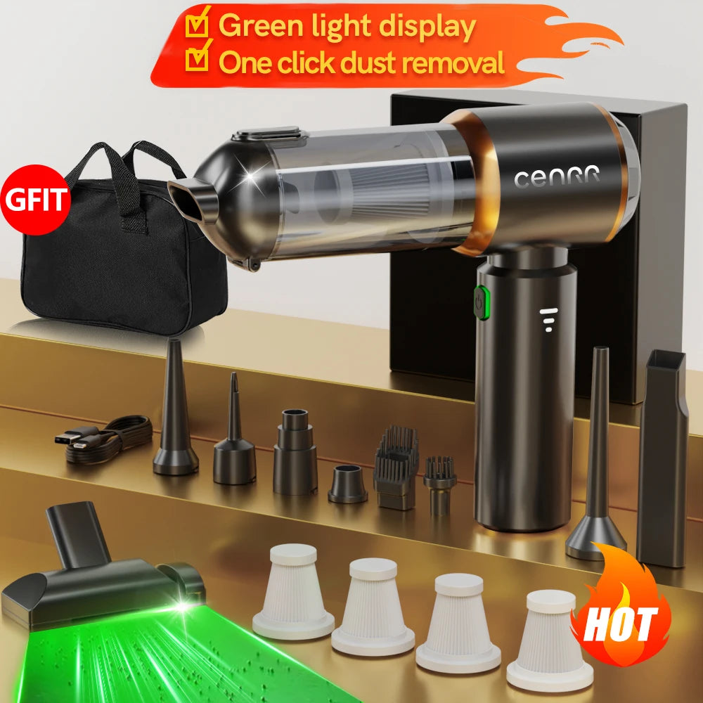 CENRR Car Vacuum Cleaner Strong Suction Cordless Wireless Cleaner Handheld Portable Vacuum Cleaner Cleaning Machine