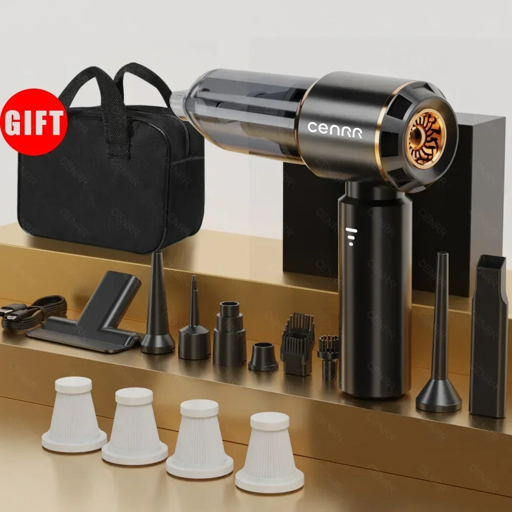 CENRR Car Vacuum Cleaner Strong Suction Cordless Wireless Cleaner Handheld Portable Vacuum Cleaner Cleaning Machine