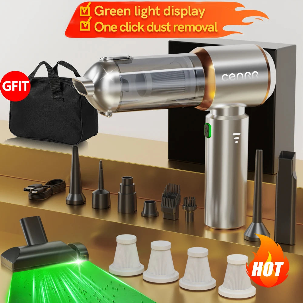 CENRR Car Vacuum Cleaner Strong Suction Cordless Wireless Cleaner Handheld Portable Vacuum Cleaner Cleaning Machine